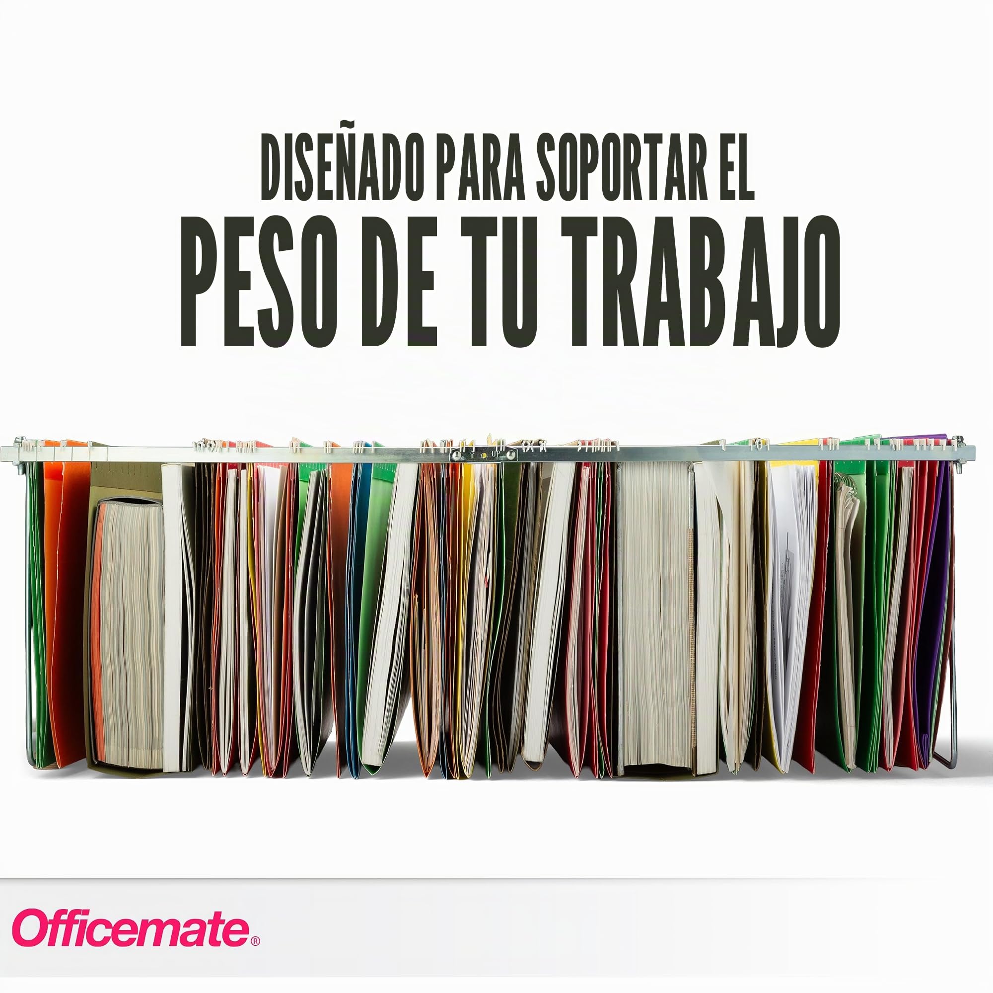 Officemate para colgar marco de archivo, tamaño carta, ajustable 14 A (, 2 Pack (91990)