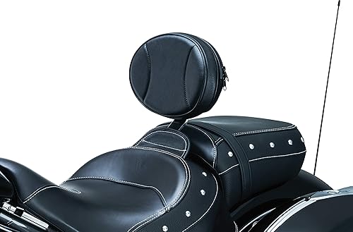 Kuryakyn 1628 Accesorio de motocicleta Plug-N-Go Asiento del conductor para motocicletas indias 2014-19, color negro