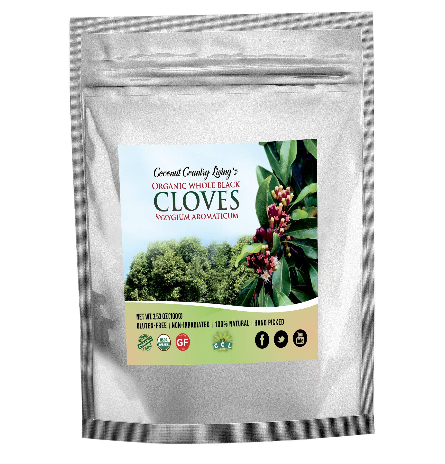 Amazon.com : Organic Cloves Whole, 3.5 oz Finest Whole Clove Spice