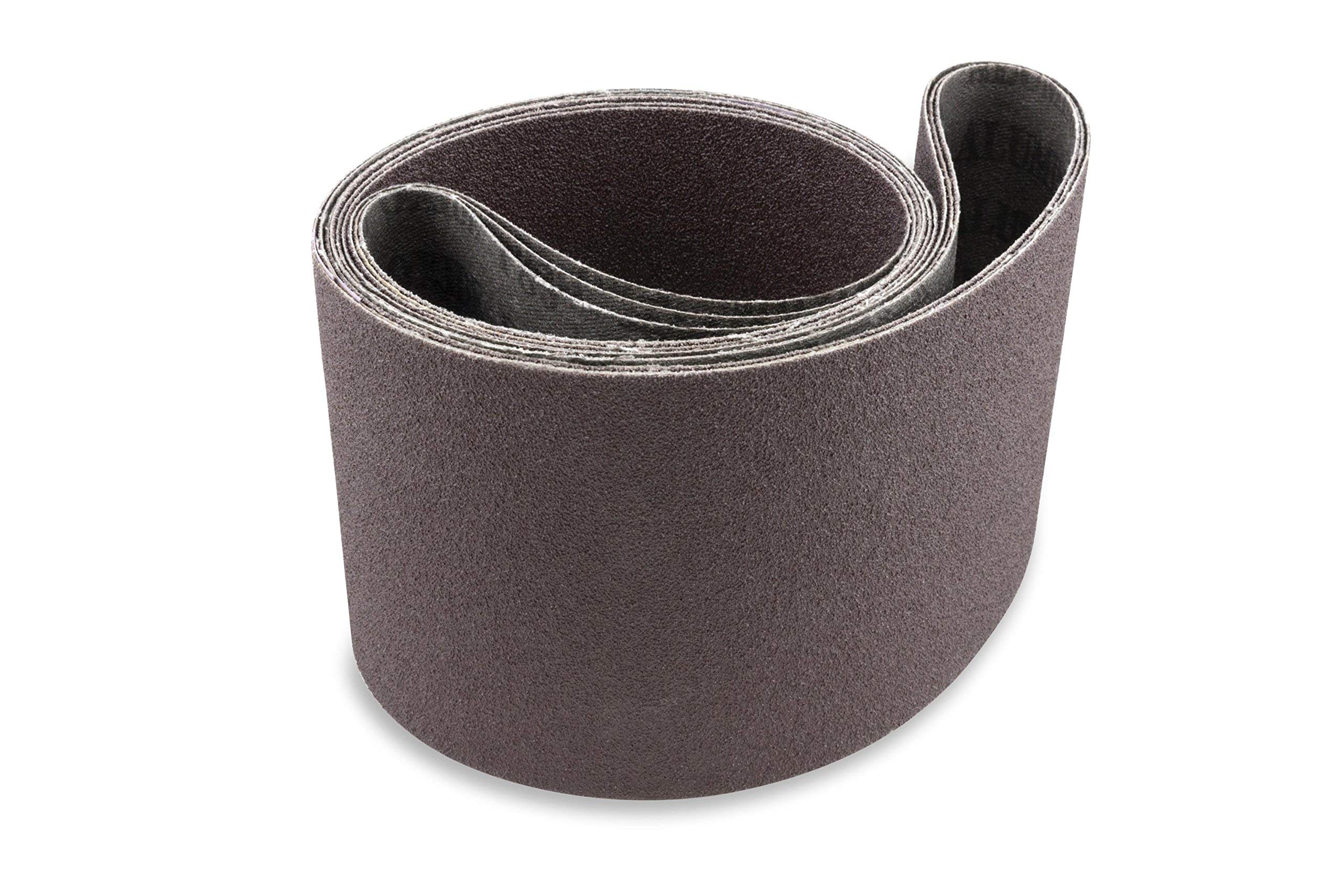 Red Label Abrasives 6 X 80 Inch 120 Grit Aluminum Oxide Premium Quality Multipurpose Sanding Belts, 2 Pack