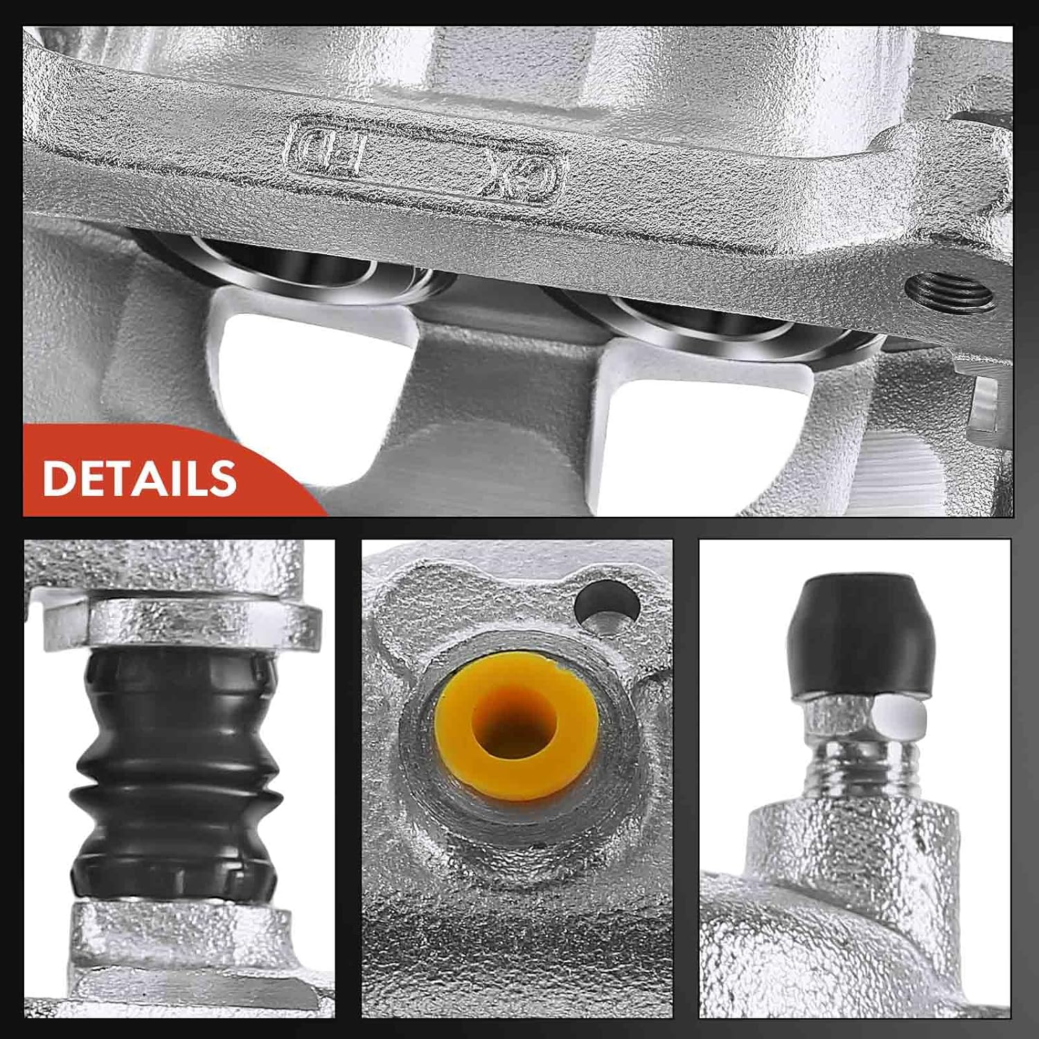 A-Premium Disc Brake Caliper Assembly with Bracket Compatible with Ford Models - For F-150 2012-2020, Lobo 2011-2013 2015-2020 - Front Right Passenger Side