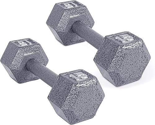 CAP Barbell - Mancuerna hexagonal de hierro fundido, múltiples opciones
