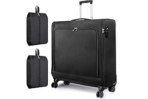 Wheeled Garment Bag with Wheels for Travel, Wheeled Garment Luggage Bag with...