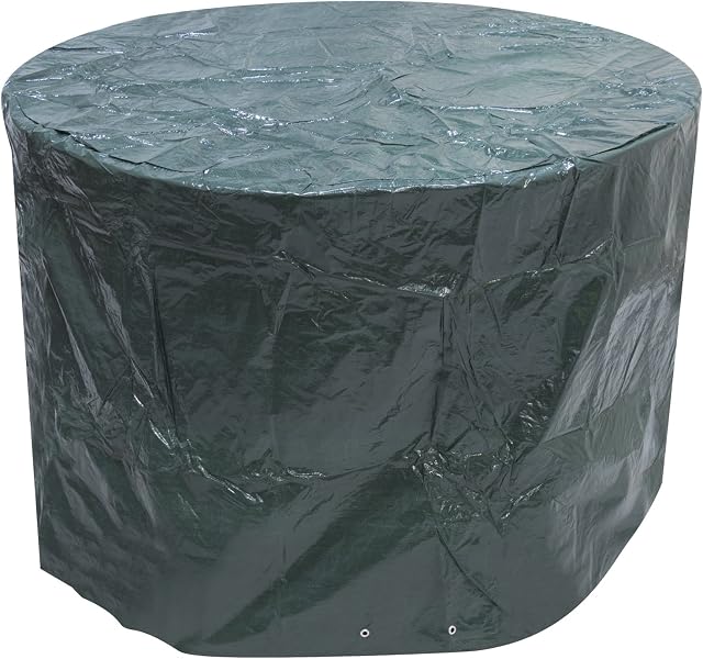 Woodside Small Round Outdoor Garden Patio Furniture Set Cover 1.42m x 0.96m / 4.7ft x 3.2ft