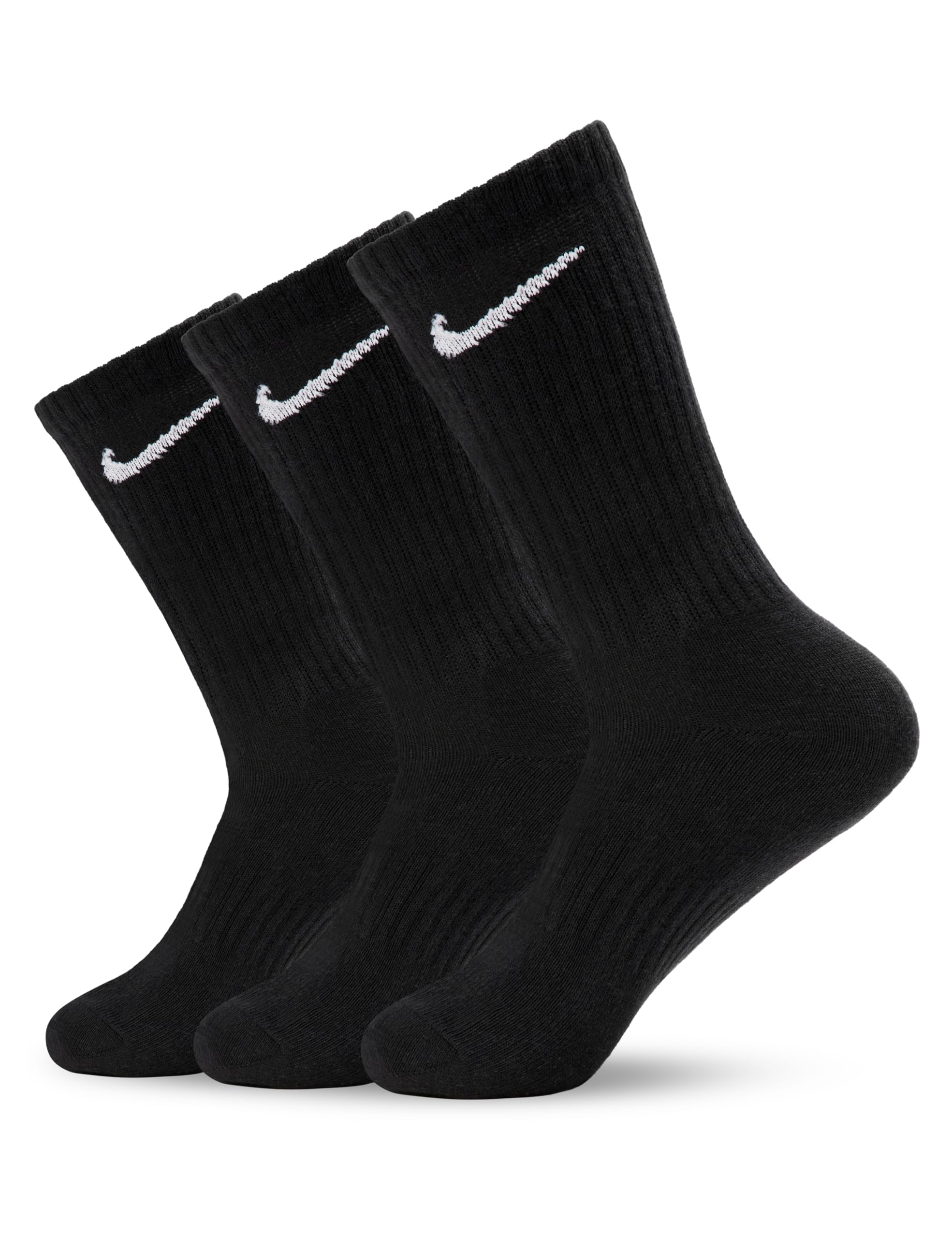 Nike Socks Everyday Ltwt, Calzini Uomo, Nero, M