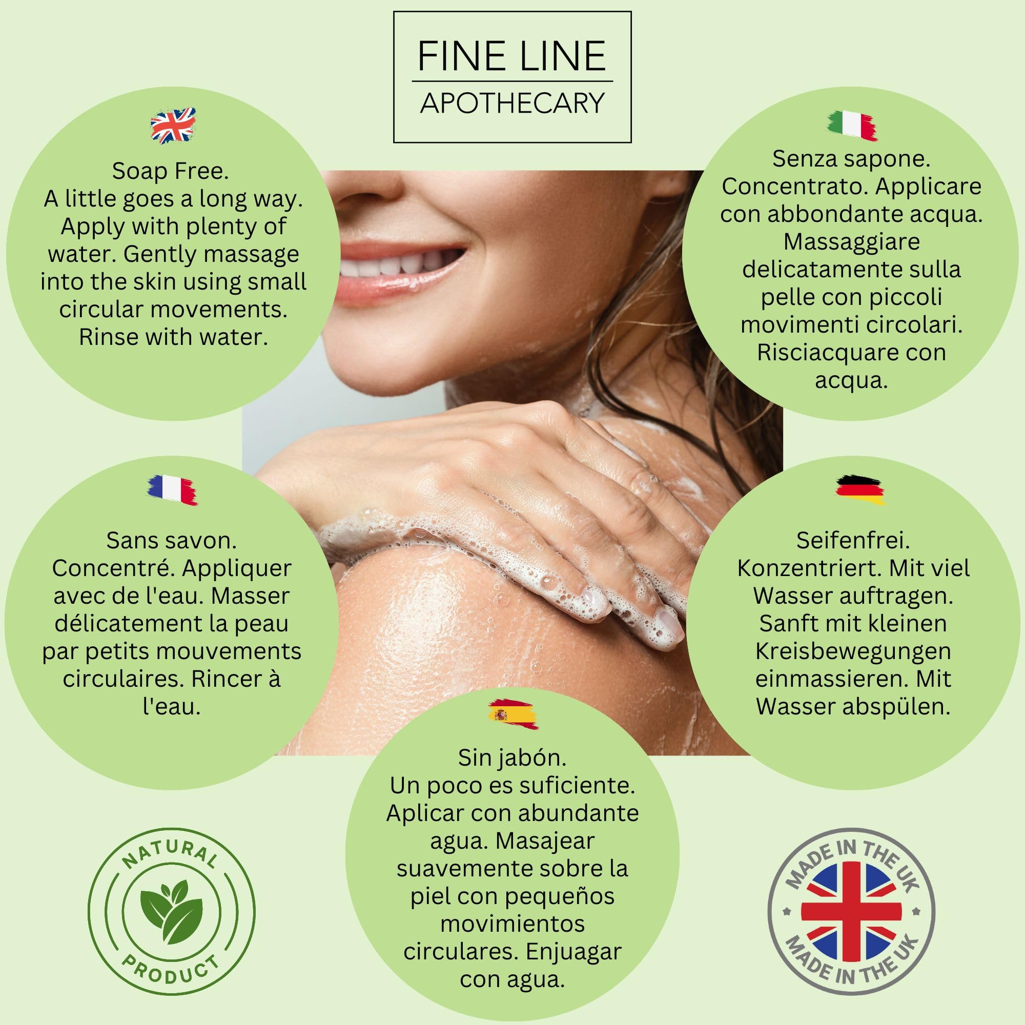 99% Natrlich DUSCHGEL - ALOE VERA, TEEBAUM & MINZE - 250 ml - von Fine  Line Apothecary. Keine Sulfate, Keine Parabene. Entfernt Sanft  Verunreinigungen. pH 5,5 Fr Empfindliche Haut : Amazon.de: Kosmetik