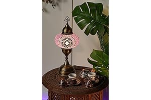 Mosaic Stained Glass Lamp: Embrace the Enchanting Glow of Tiffany Shades