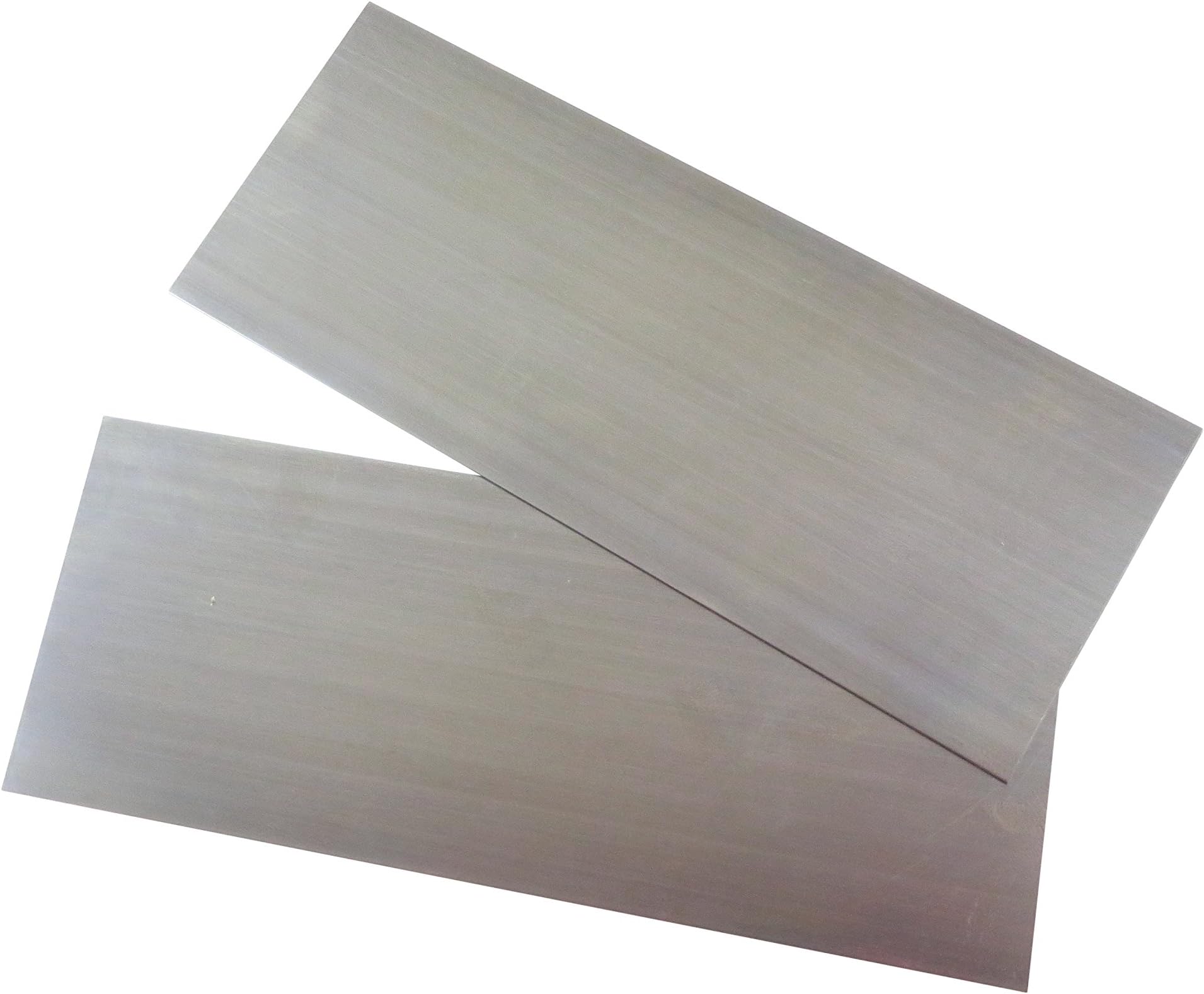 Pair of 2 each Arno French Spring Steel 2 x 6 Inches Super Thin (0.010 Inches or .25 mm) Super Hard Cabinet Scrapers Hardened to Rc 48-52 115520