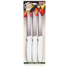 Alfi All-Purpose Knives Aerospace Precision Pointed Tip - Home And Kitchen Supplies - Serrated Steak Knives Set Made