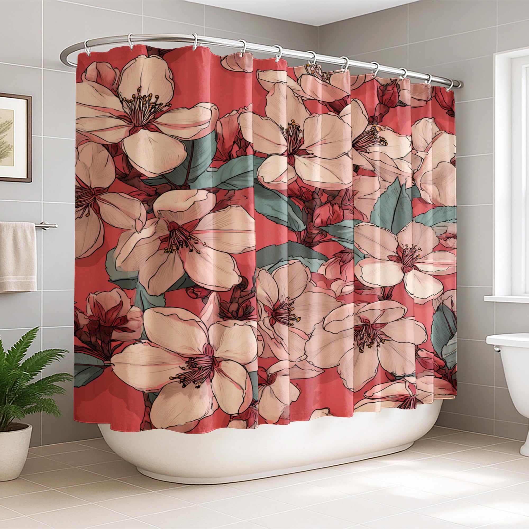Rideau de douche en toile haut de gamme pour sublimer votre salle de bain