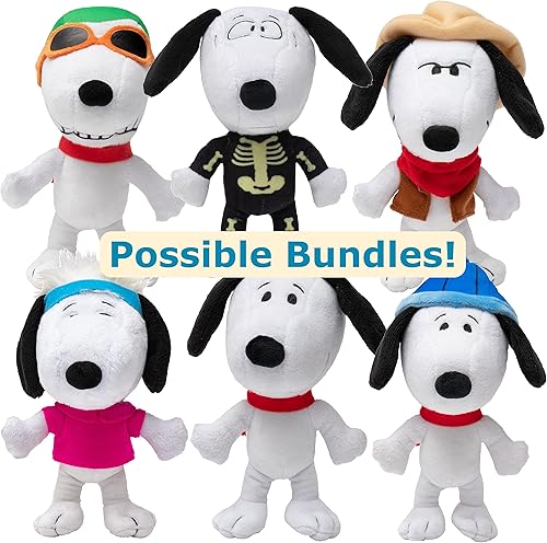 Miniatura 5 de JINX Snoopy coleccionable oficial de Peanuts, excelente juguete de peluche para niños pequeños y preescolar, esqueleto de rayos X