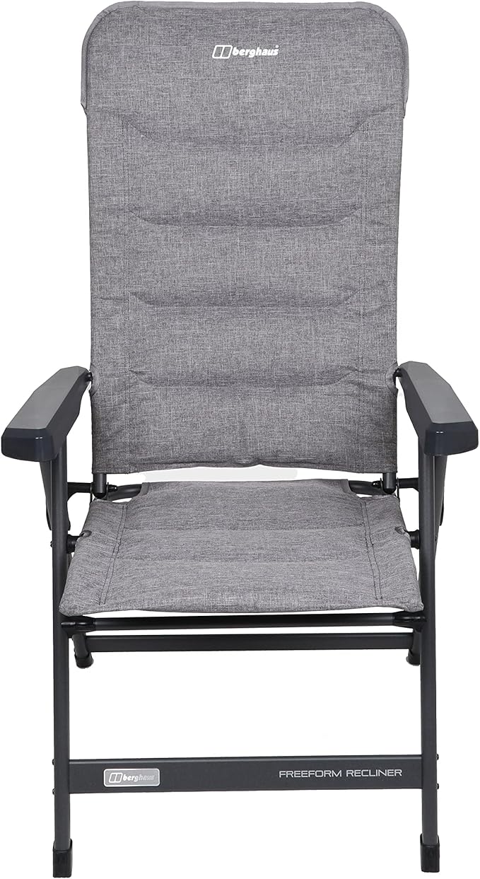 Berghaus Freeform Recliner Chair with Padded Backrest, Camping