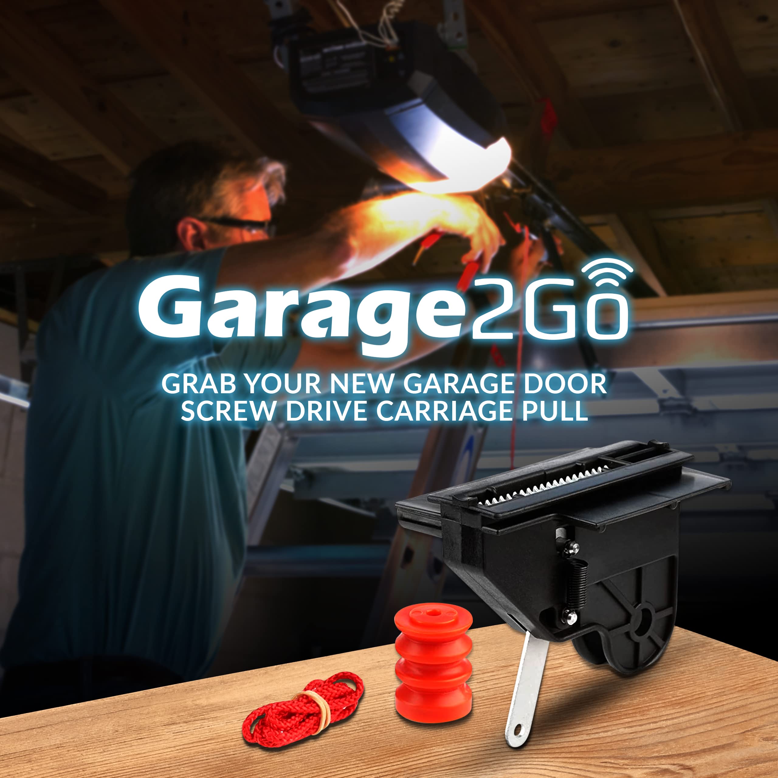 Tirette de rechange pour porte de garage Genie 36179R.S 34107R.S