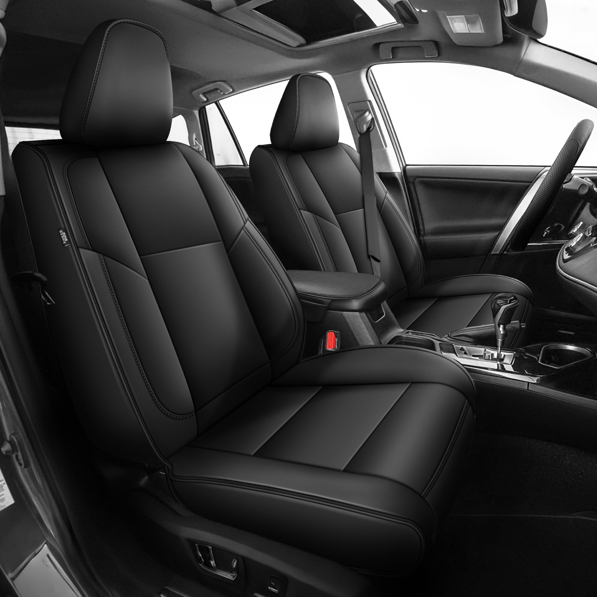 TTX LIGHTING Custom Fit for Toyota RAV4 Front Seat Covers 2013-2018 2-Seats
