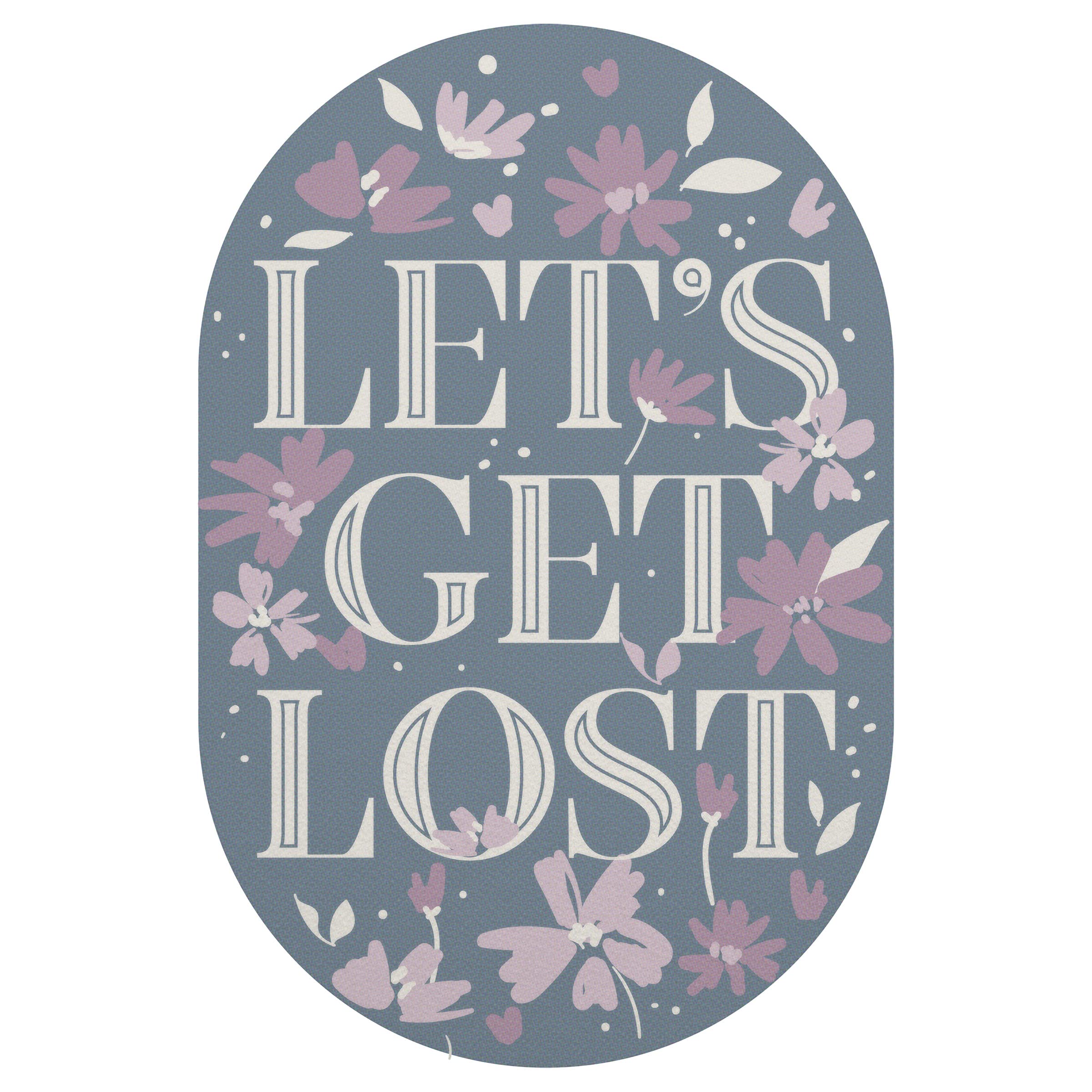 Karma Gifts, Stickers, Pack of 12, 3 inch, Let's GET Lost