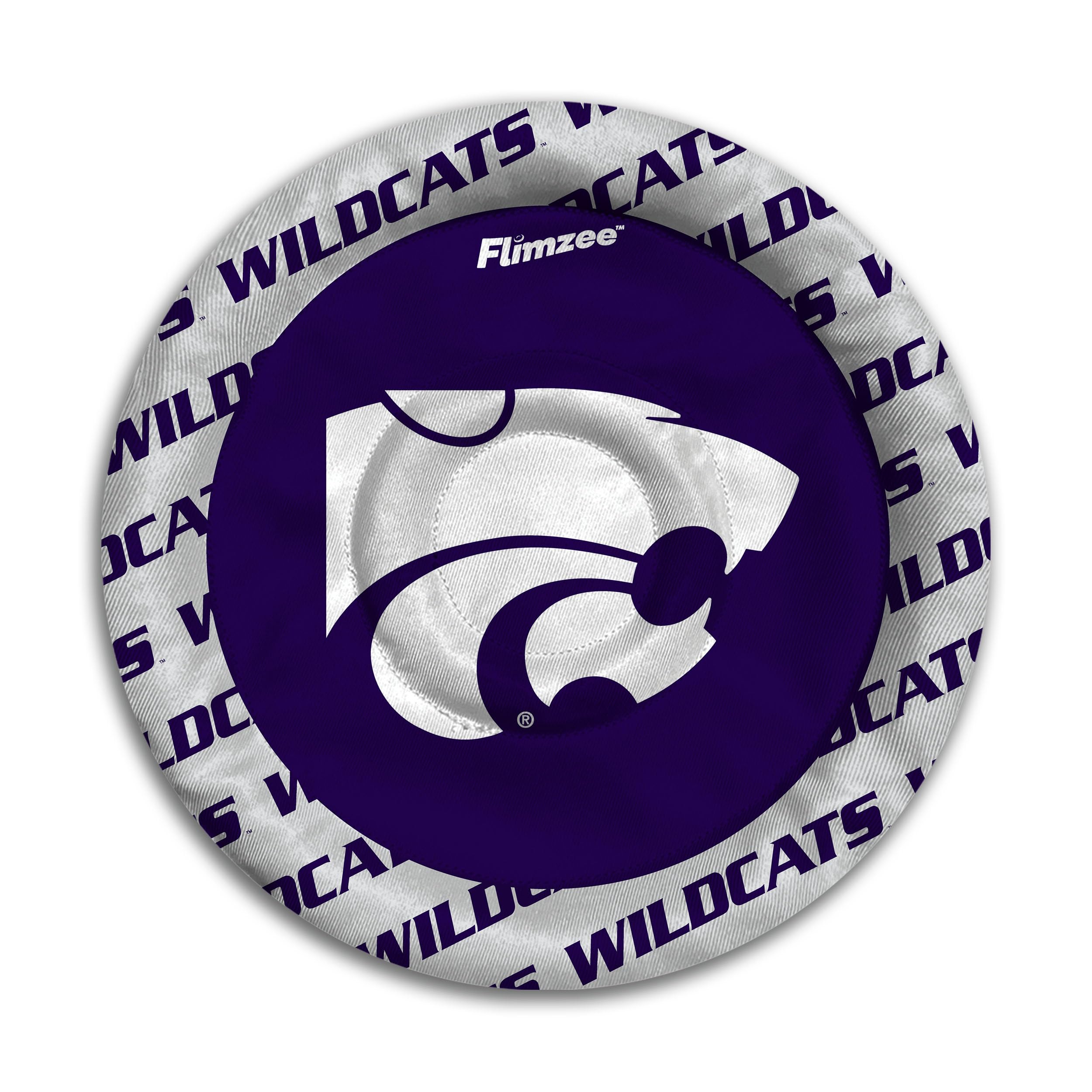 YouTheFan NCAA Kansas State Wildcats Flimzee Bean Bag Flying Disc