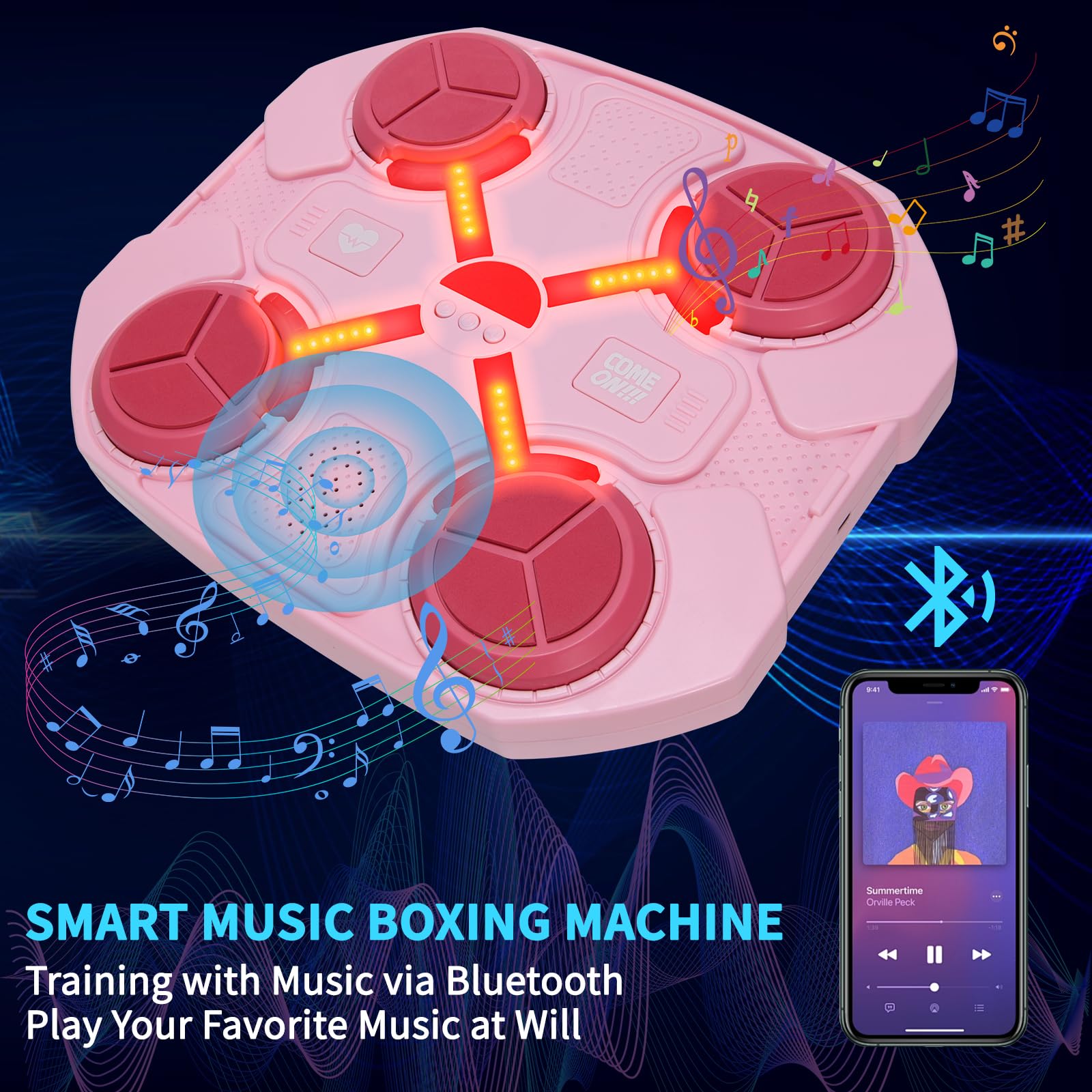 Esnowlee Musik-Boxmaschine Für Kinder - Wandmontiert Mit Licht Und Sound - Spielzeug Ab 3-8 Jahren