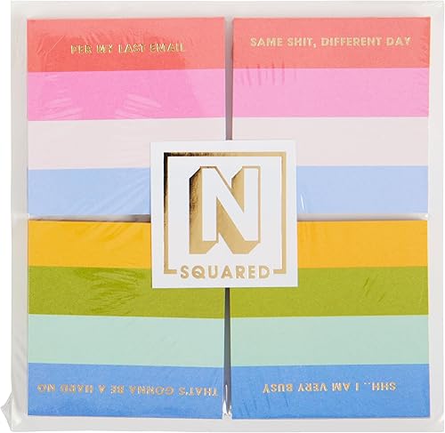 C.R. Gibson Mini bloc de notas, rayas cuadradas, juego de 4 unidades, 50 hojas por bloc, papelería elegante y funcional (CM34-25499) disponible en Yaxa Venezuela