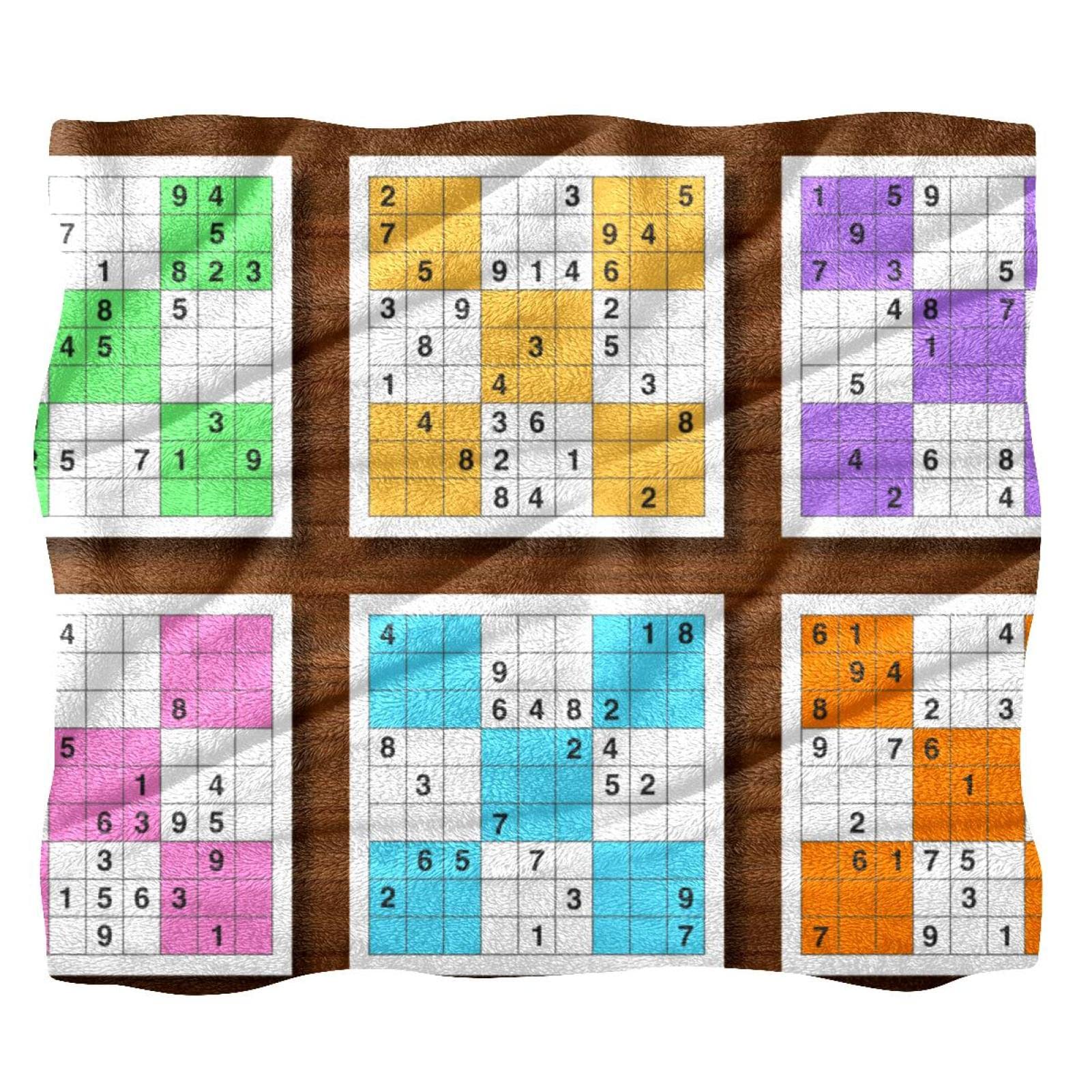 Sudoku Game Couverture en polaire pour canapé ou lit