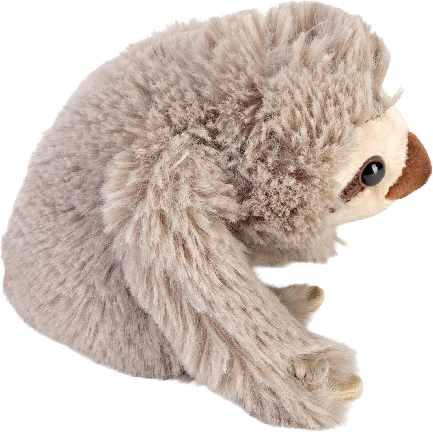 Wild Republic Pocketkins Eco Sloth, Stuffed Animal, 5 Inches, Plush Toy, Made from Recycled Materials, Eco Friendly