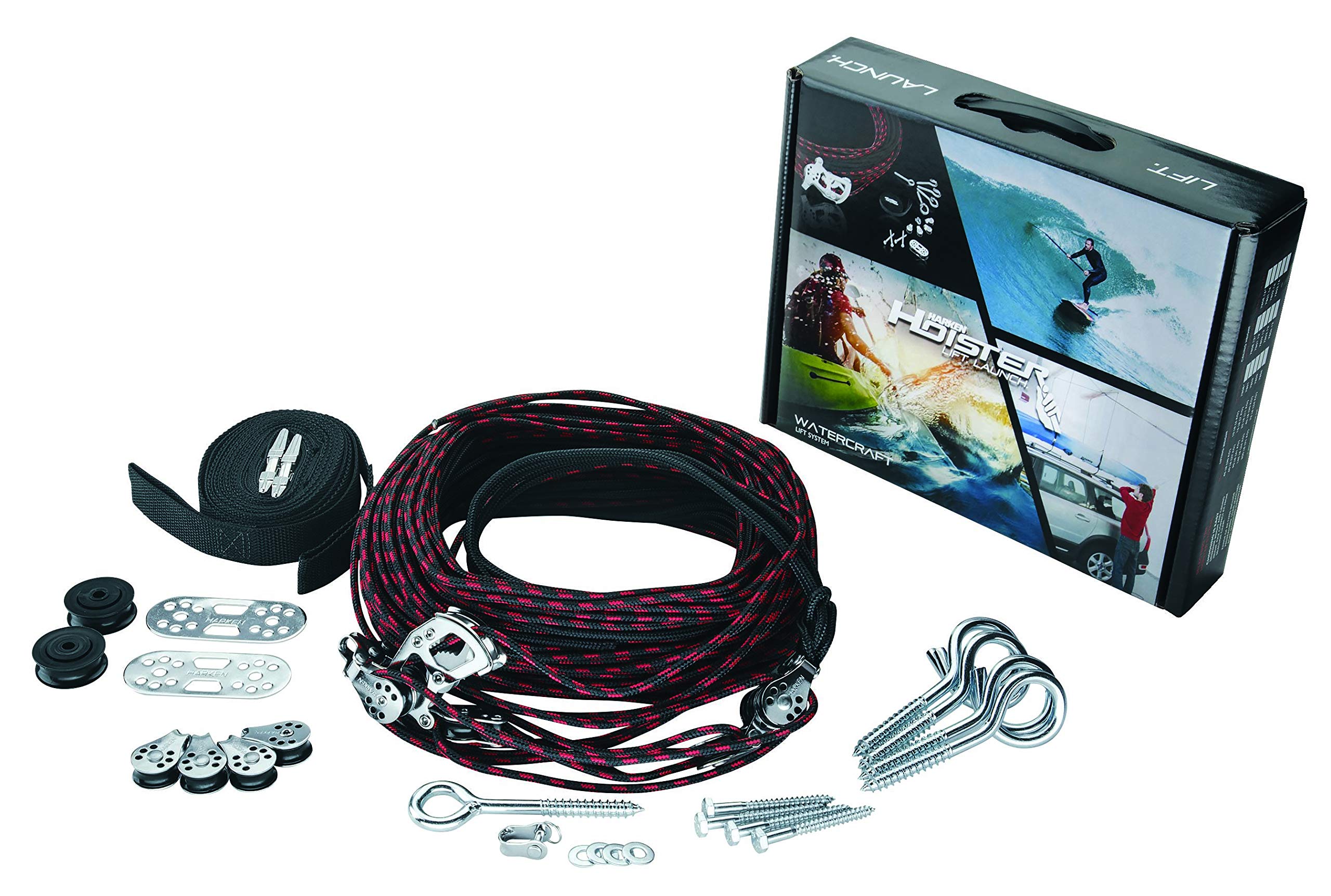 Buy HARKEN Cargo Box Overhead Garage Storage Hoist, SelfLeveling