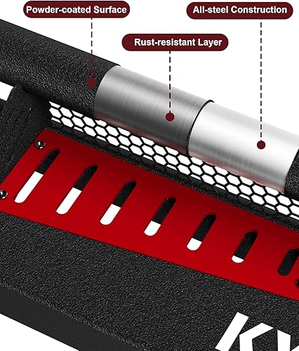 Miniatura 9 de Estribos compatibles con Ford F-150 SuperCrew Cab 2015-2023, Ford F-250 F-350 Super Duty Crew Cab 2017-2022, barras Nerf