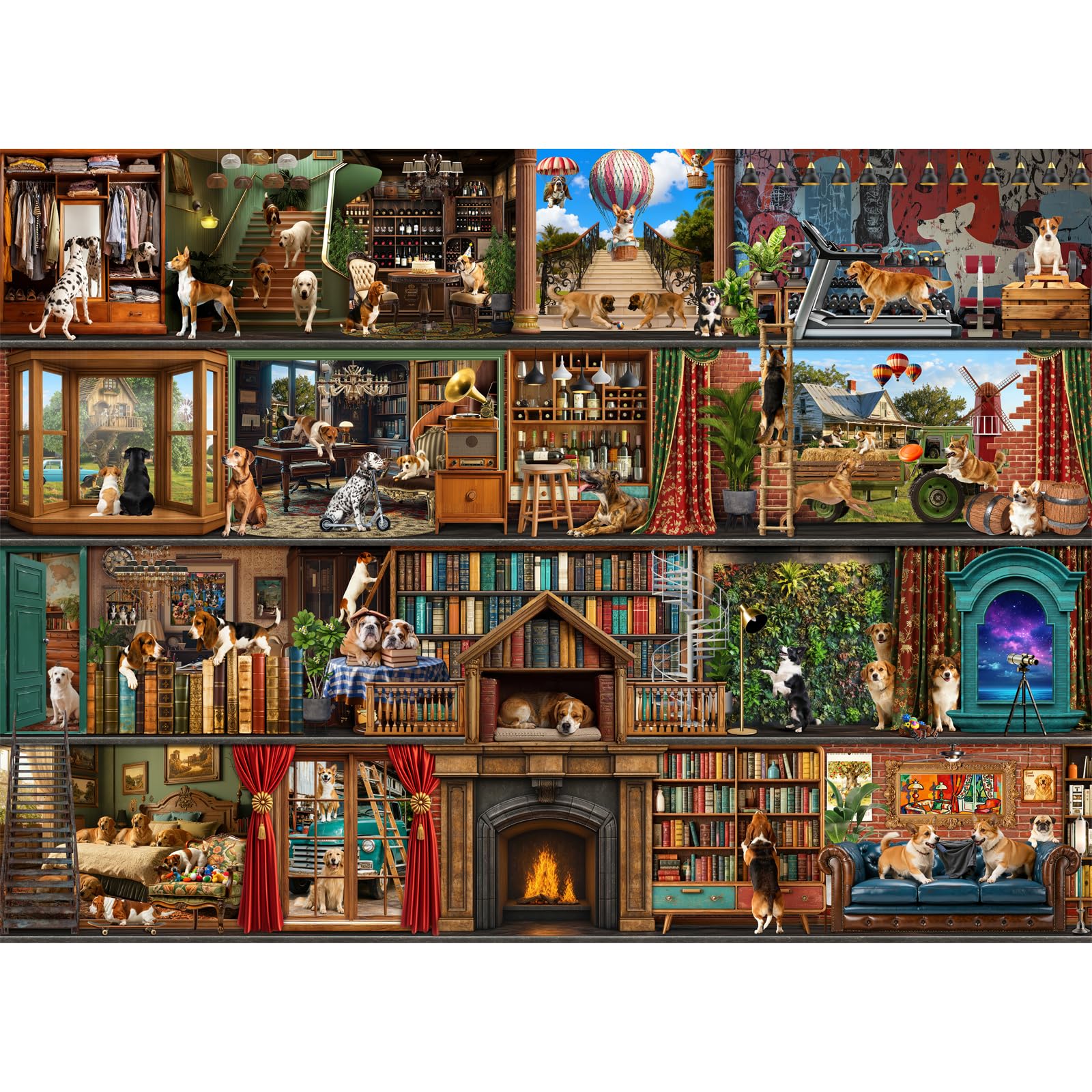 HUADADA Puzzle 1024 Teile