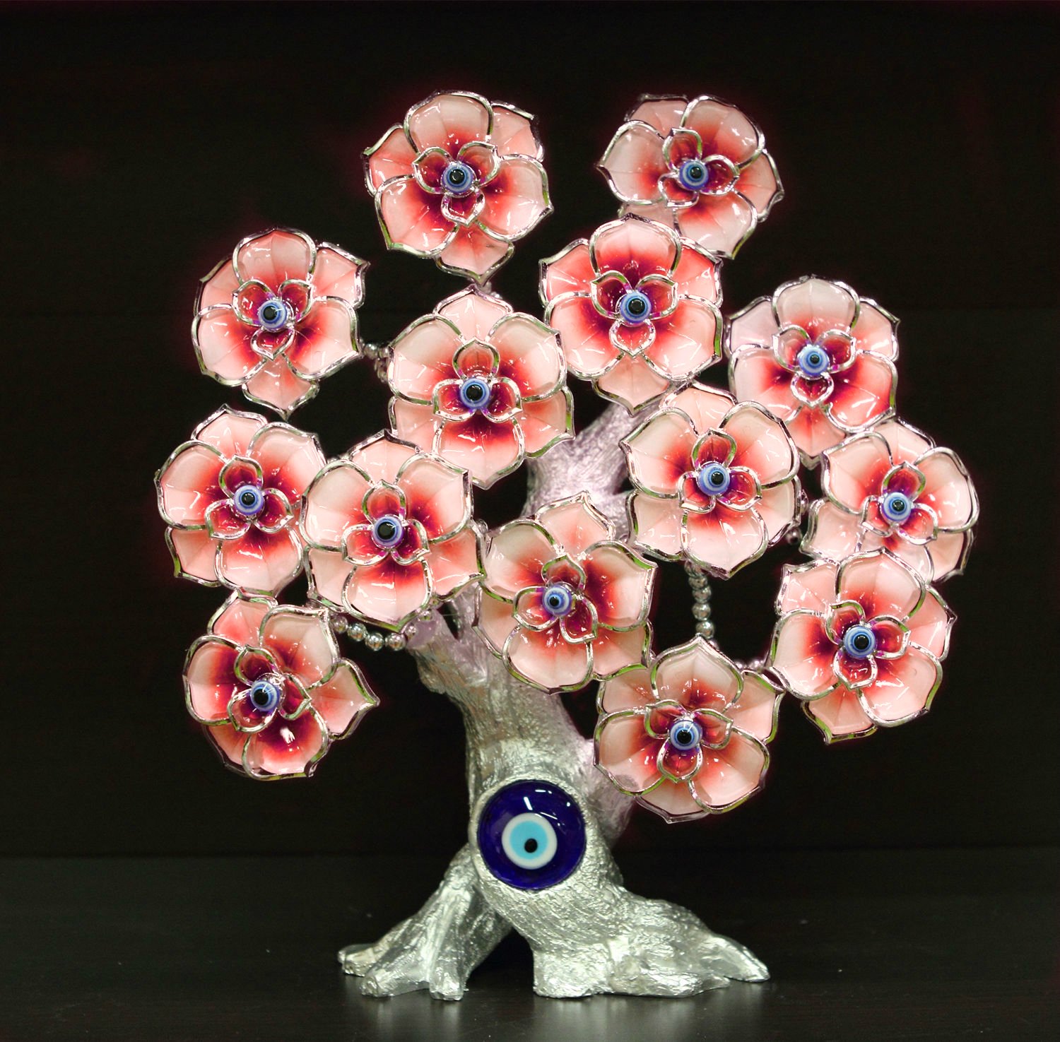 New AbcVariety Turkish Butterfly Tree Decoration for Protection and Brings Good Luck (Pink)