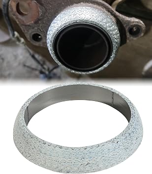 bylikeho Car Exhaust Manifold Gasket,Car Accessories 3inch Donut Gasket,Automotive Exhaust Flange Gasket Seal Ring to Prevent Leaking Between Exhaust Manifold and Exhaust Pipe3"