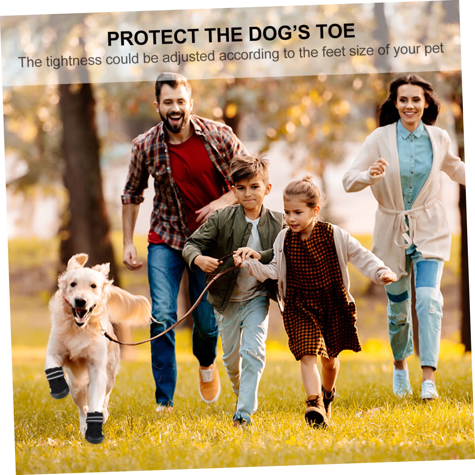 minkissy 1 Set scarpe per cani da trekking per animali domestici antiscivolo per cani scarpe da alpinismo per animali domestici stivaletti per cani protezione zampa gatto regali all'aperto cane scarpe