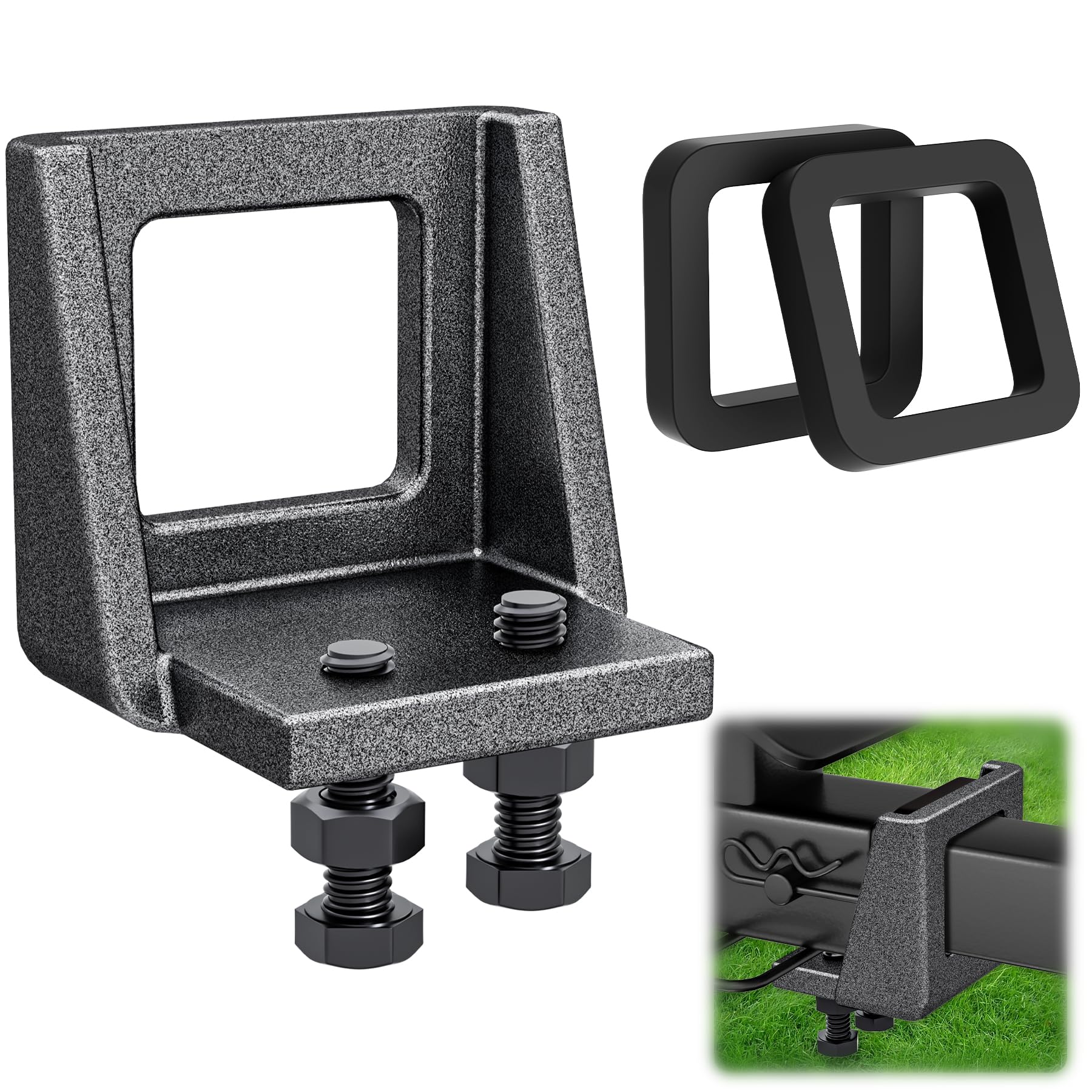 KYNTHAX Anti-Rattle Hitch Clamp with 2 Silencer Pads