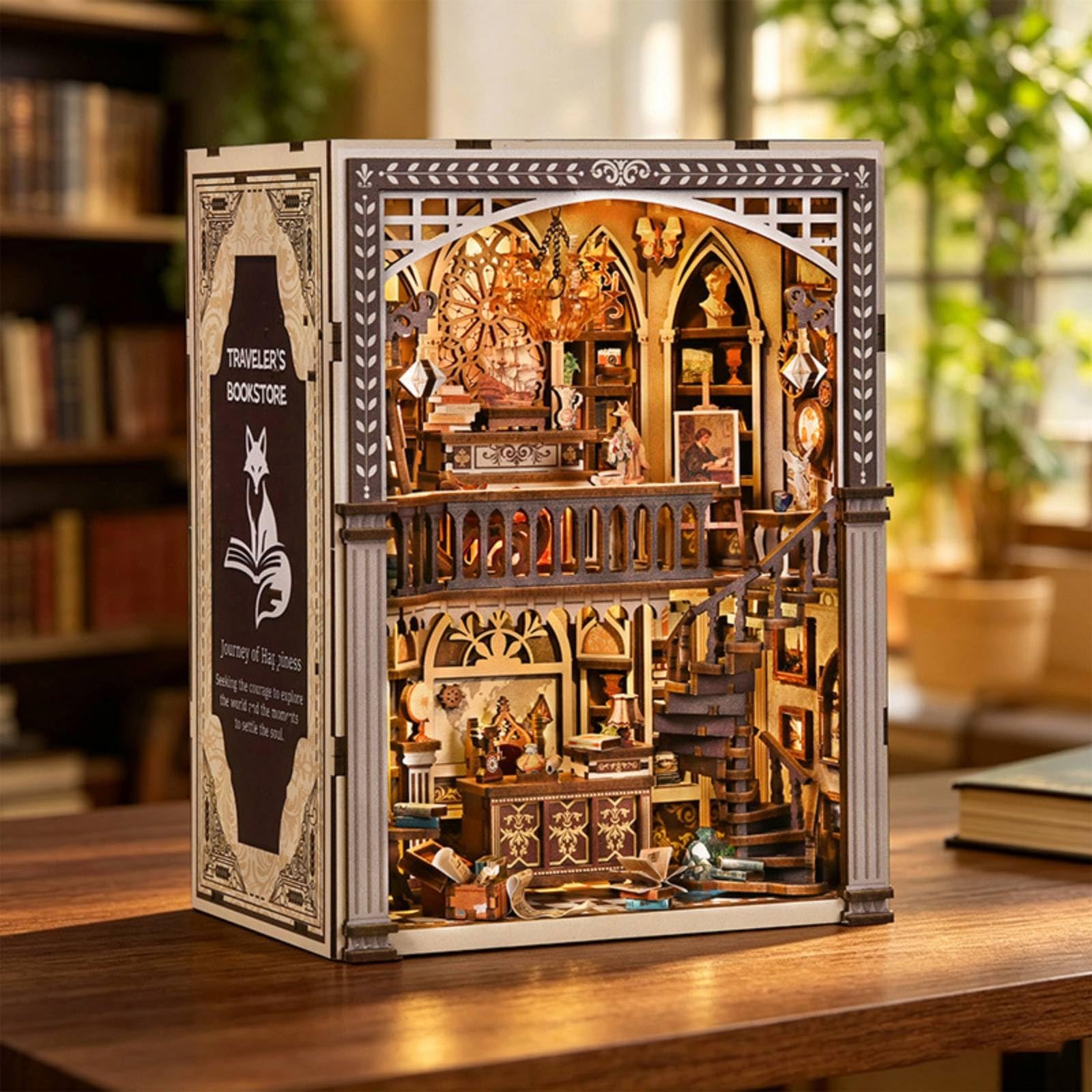 predolo Angolo Libreria Caldo Miniature Case Fai