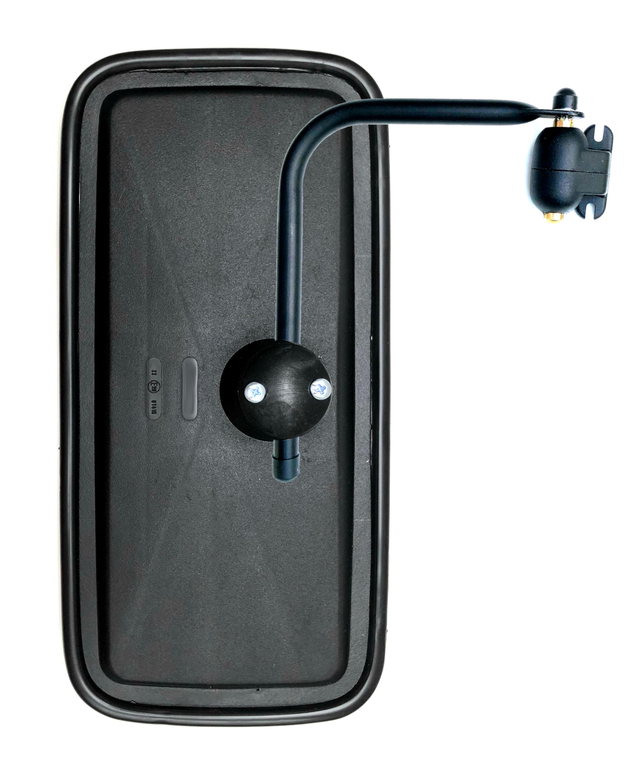 Specchietto retrovisore esterno 375x185 E20 e supporto specchio con frizione per camion escavatore trattore