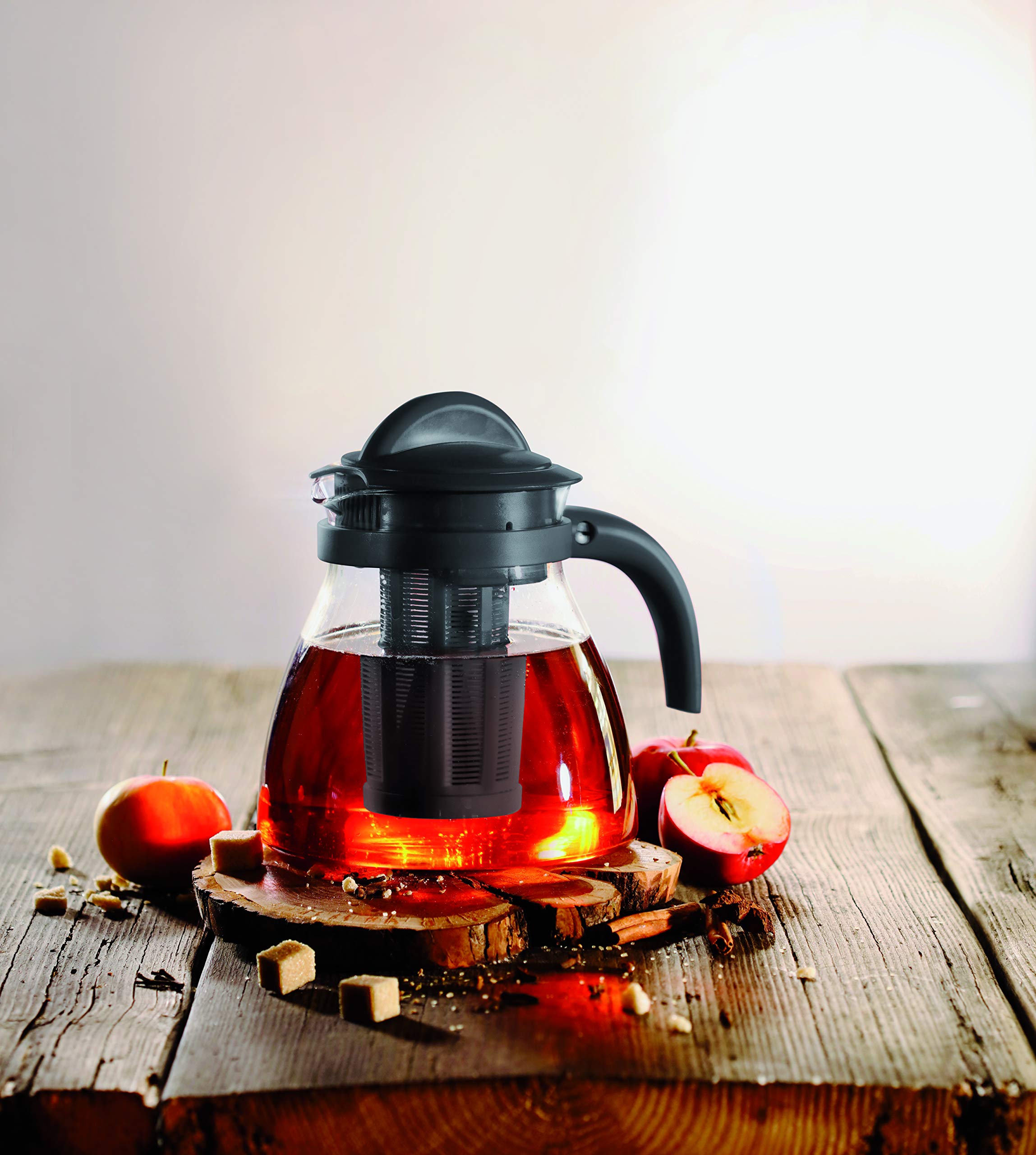 Tescoma Tea Maker 1.5 L, with Infuser, Anthracite “Monte Carlo”, Black, nd