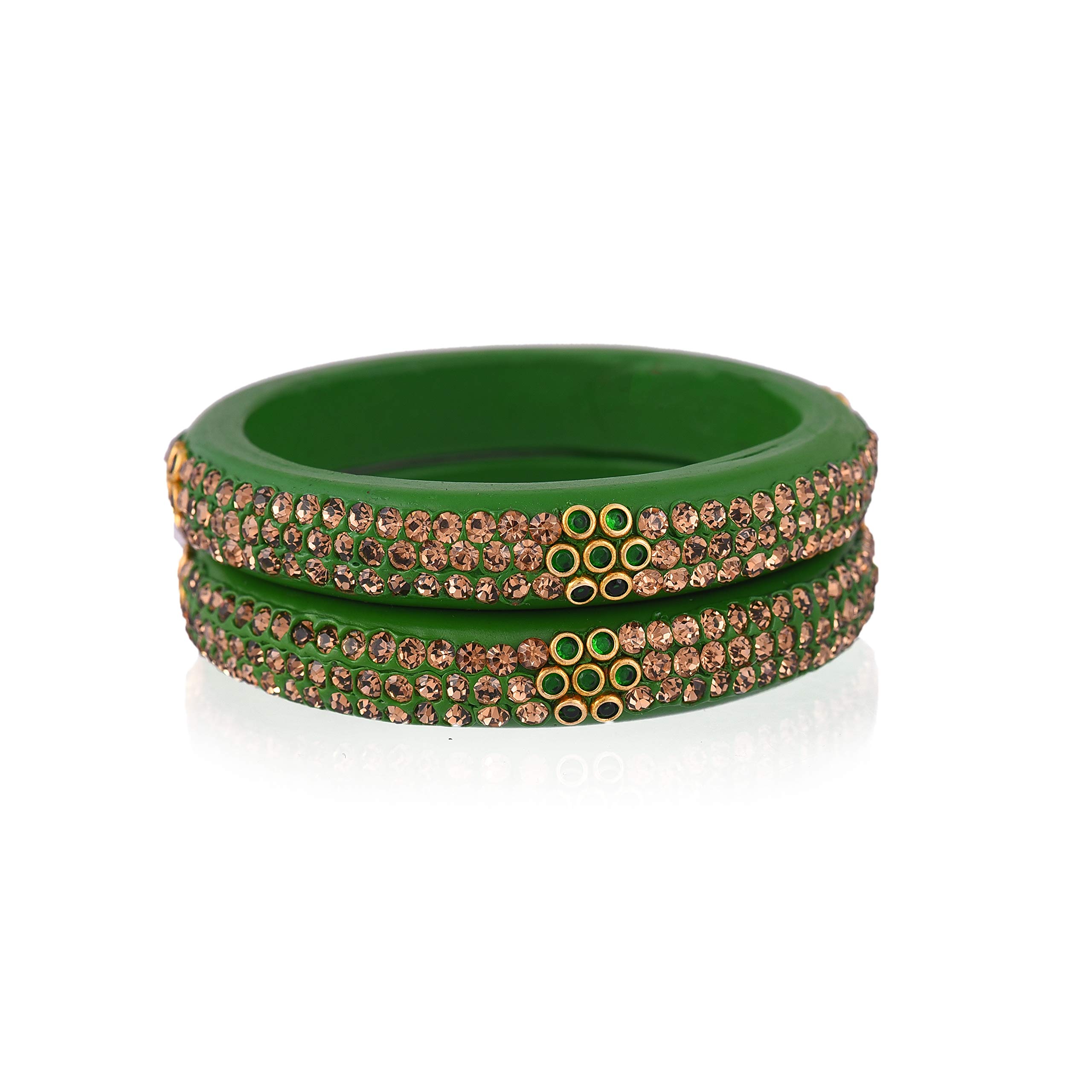 Nxtgenfashion Lac Bangle With Stone Work Set Of 2 For Womens (B08QF91PZG) Amazon Price History, Amazon Price Tracker