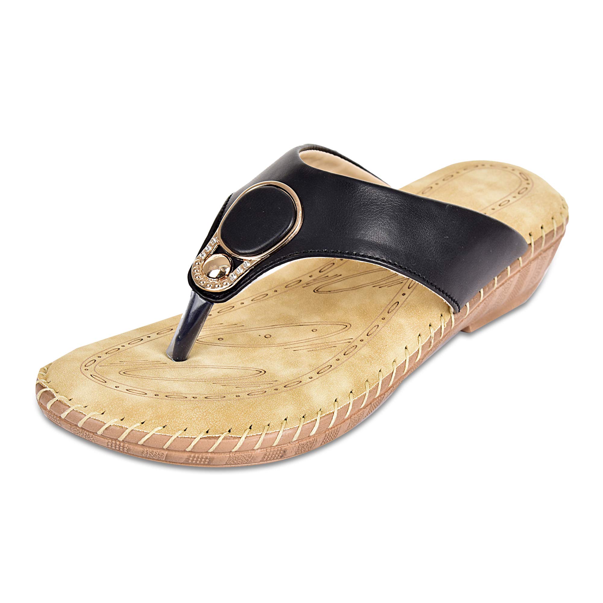 SELBRO soft cushioned orthopedic womens slippers Footwear for womens (B08TRCHCGG) Amazon Price History, Amazon Price Tracker