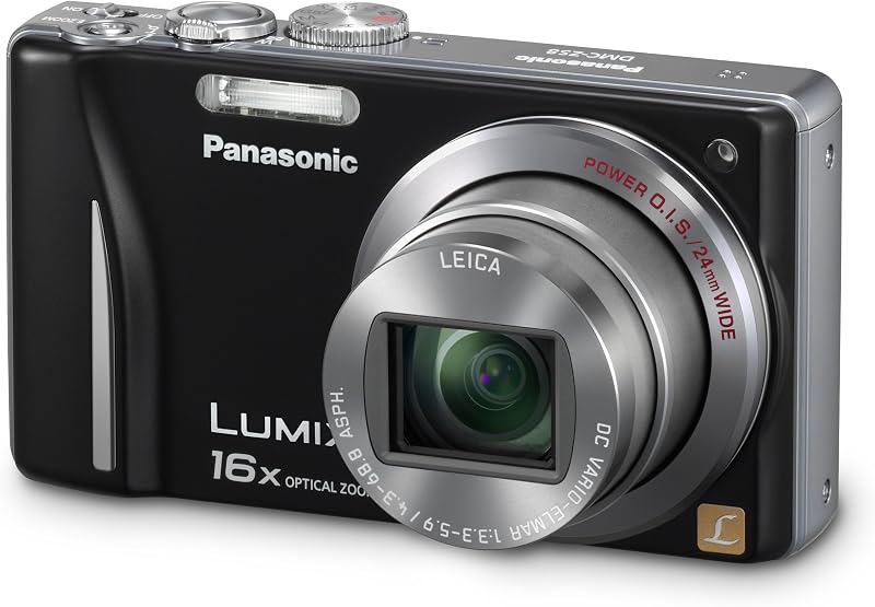 Cámara digital Lumix DMC-ZS8 de 14,1 MP con zoom óptico estabilizado de imagen gran angular de 16x y LCD de 3,0 pulgadas (negro) (MODELO ANTIGUO)