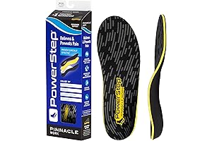 Powerstep Pinnacle Work Insoles - The Ultimate Arch Support for Men