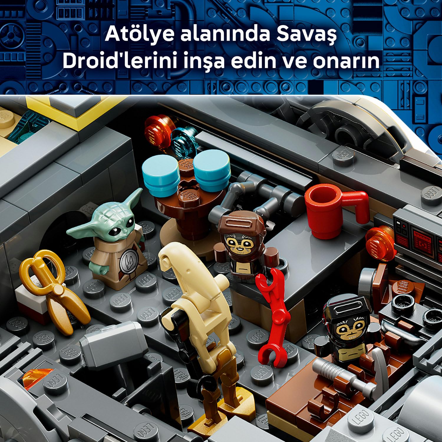 LEGO Star Wars: Mandalorian ve Grogu Anzellan Starship’i 75445