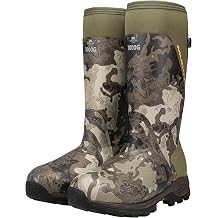 Muddy Outdoors Mens DV8 17" 1000 Gram Insulated Rubber Boots Veil Canyon Gray 12 D