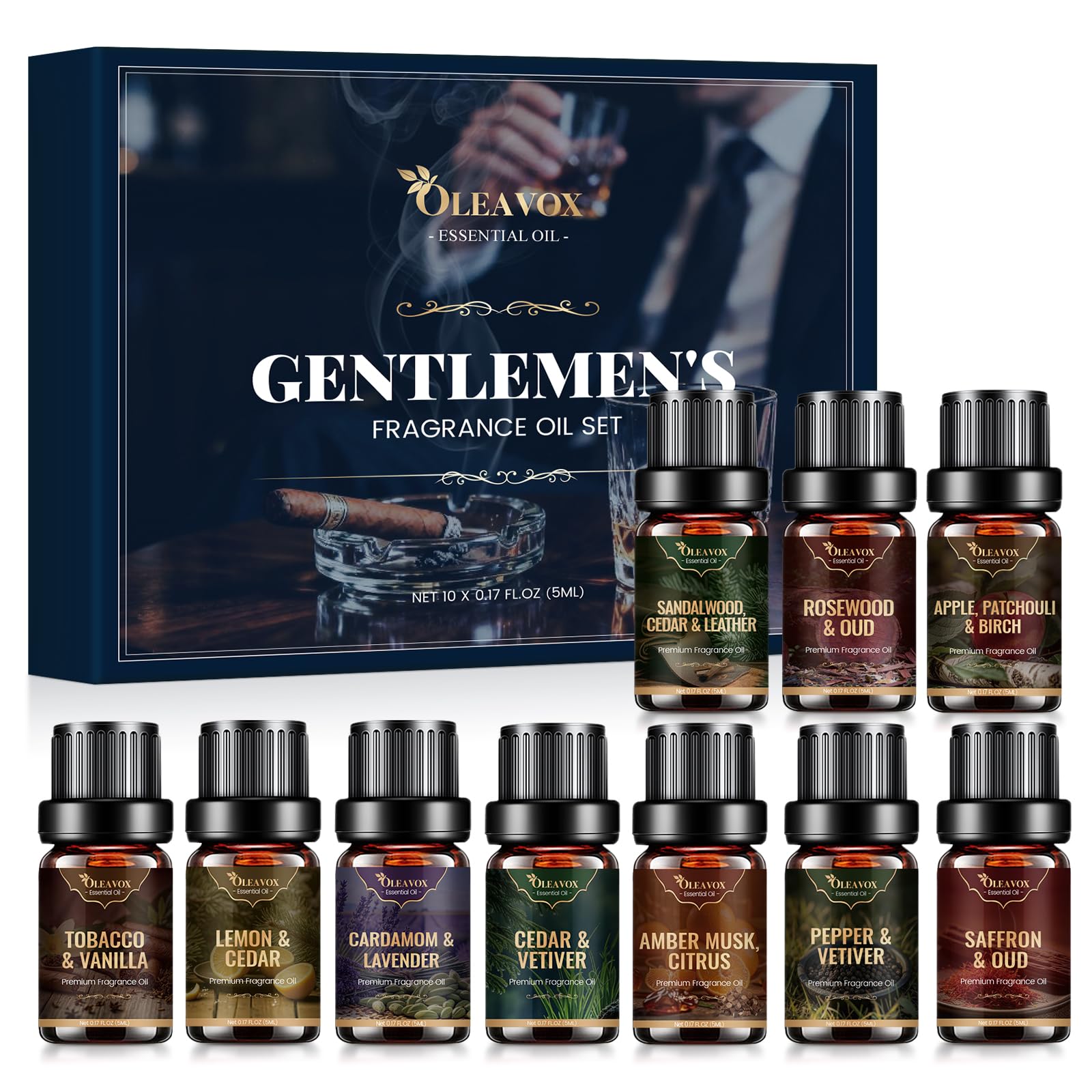 Men Essential Oils Set, Gift for Men