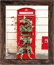 SESEAT 8x10 Picture Frame Rustic Brown, Display Pictures for Wall and Tabletop, 1 Pack