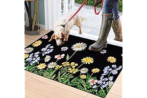 Floral Front Door Mat: Enhance Your Entrance