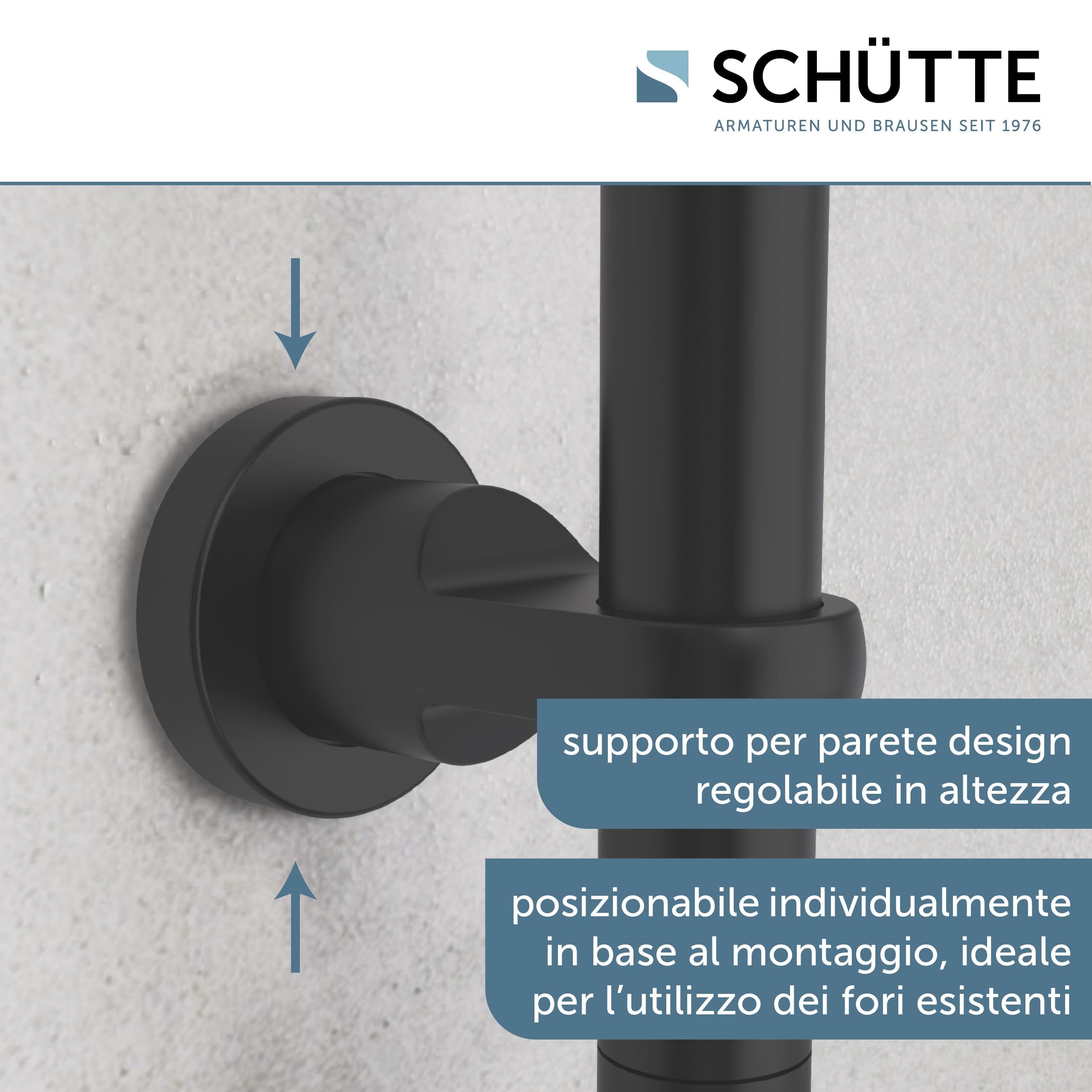 Set Doccia SCHÜTTE Maiorca | Doccia A Pioggia 320x200mm | Doccetta 3 Gettoni | Cromo | Asta Regolabile - Foto 12