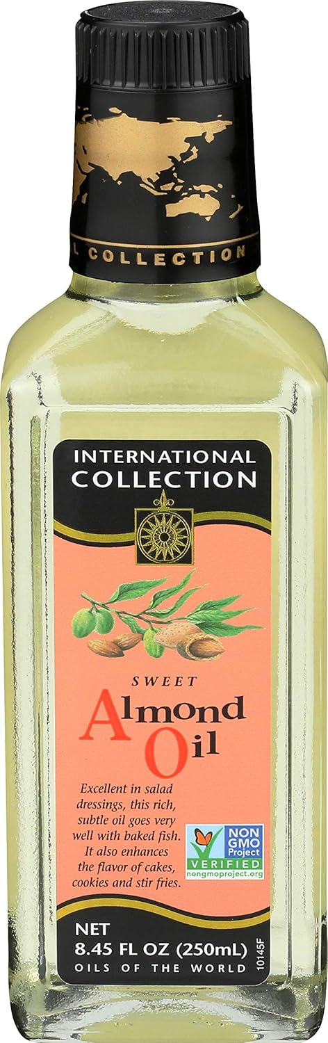 International Collection Sweet Almond Oil, 8.45-Ounces (Pack of 3)