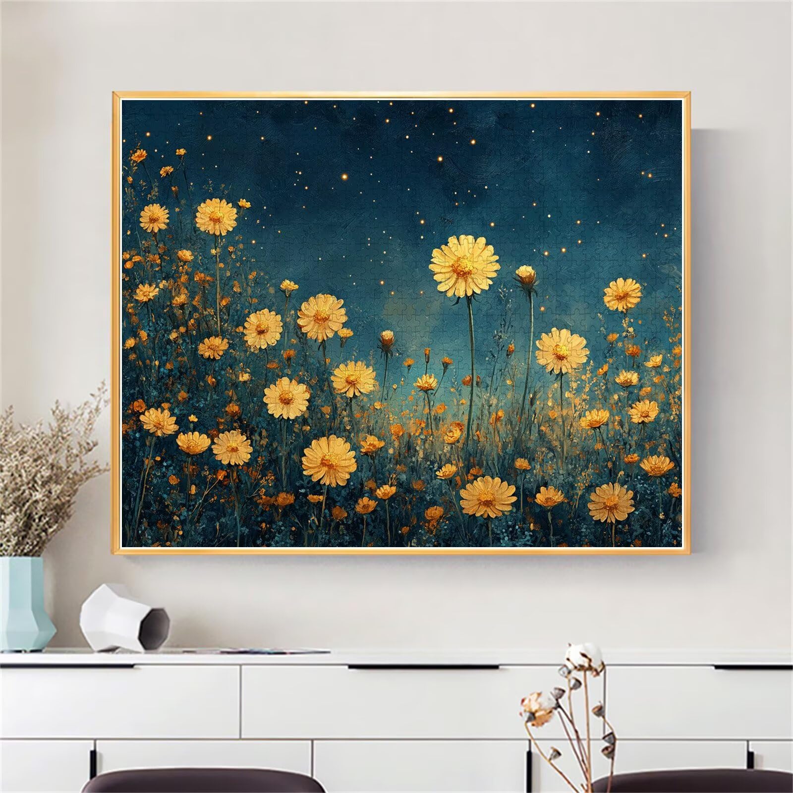 Blume Puzzle für Erwachsene Kinder Anspruchsvoll 5000 Teile Impossible Klassische Puzzles Schwer Anlage ab 8 9 10 Jahre Mädchen Jungen Jigsaw Kunst Educa,für Dekoration und Geschenke 105x156cm t-345