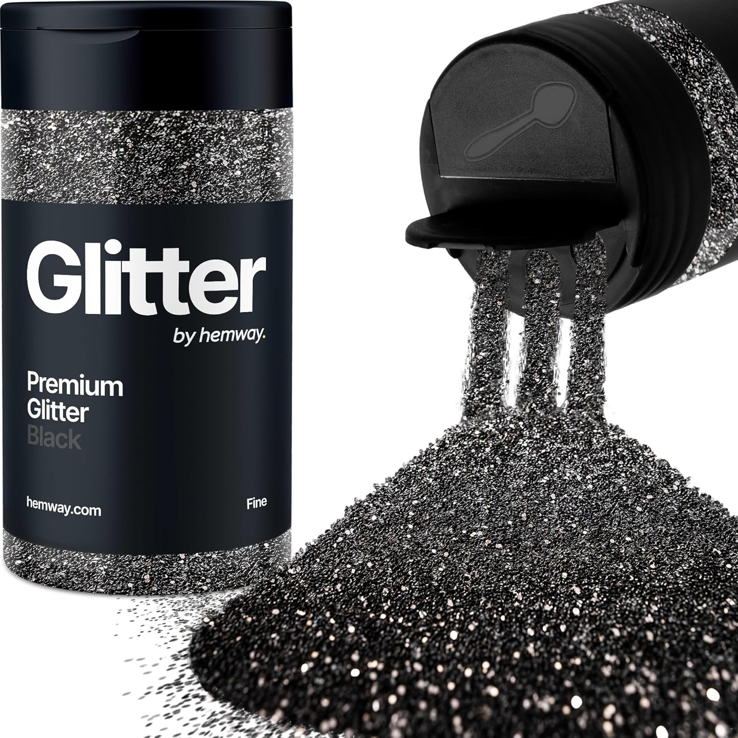 Hemway Glitter Microfine Per Resina E Poliuretano – 1/256 (0,1 Mm) Rosso Olografico, 100 G – Per Arte, Gioielli, Pavimenti