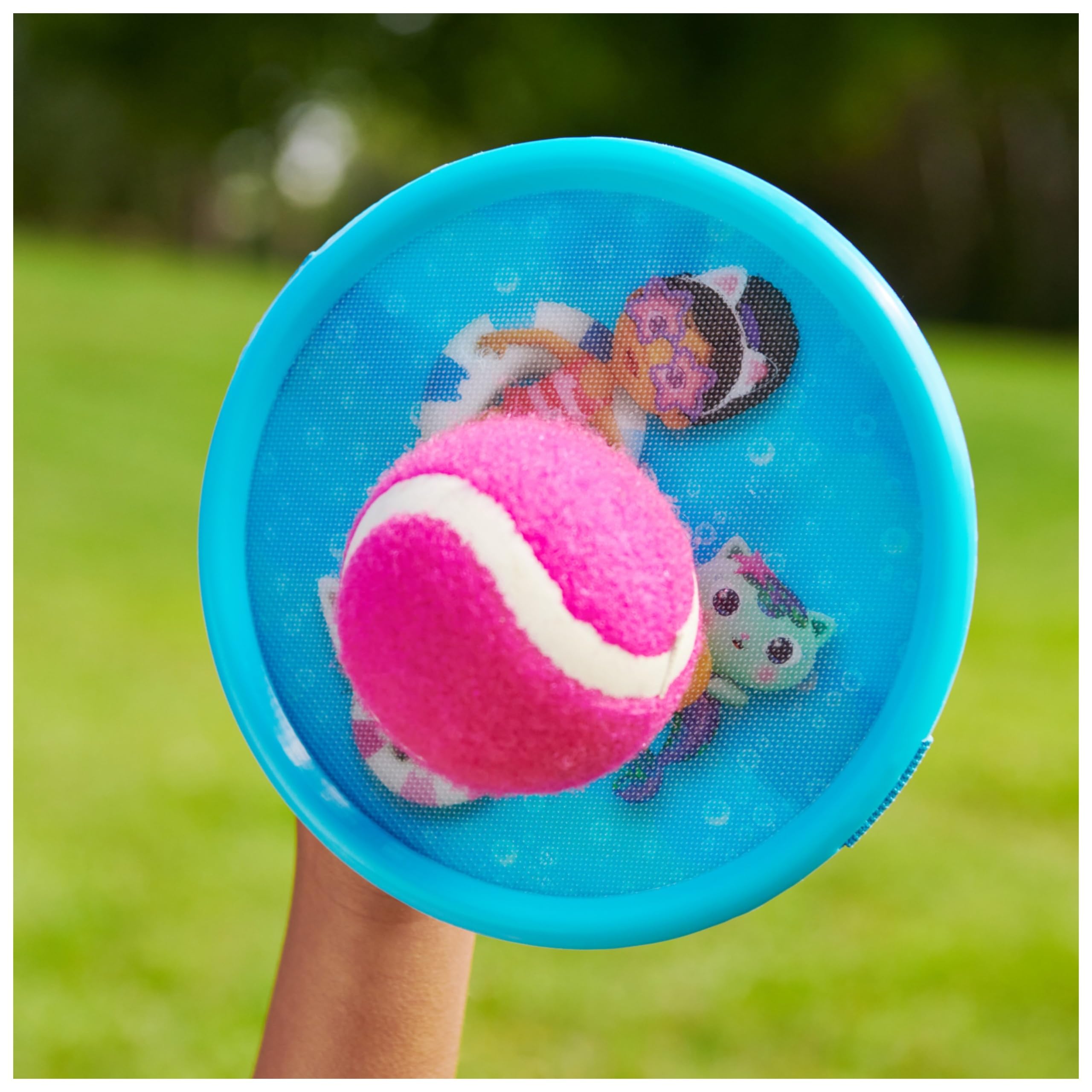SwimWays Gabby´s Dollhouse – Juego De Pelota De Velcro Impermeable Con 2 Discos Y 1 Pelota Para Niños +4 Años