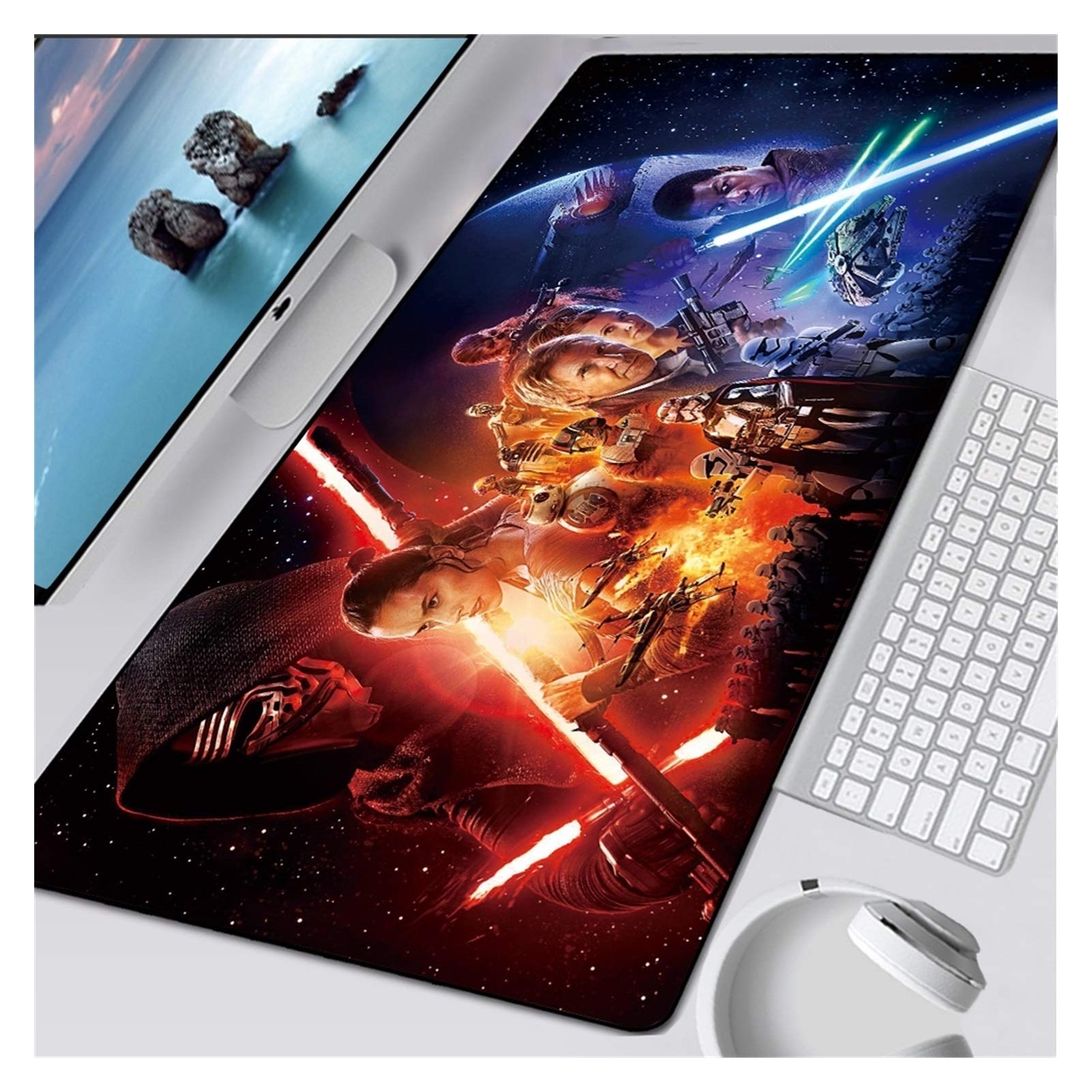 Amazon.co.jp: デスクマット 90x40cmマウスパッドXXLコンピューター