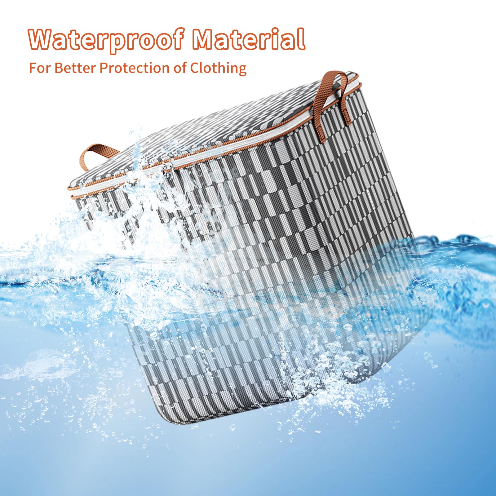 Lot De 2 Sacs De Rangement Résistants À L'Eau Et À La Poussière Double